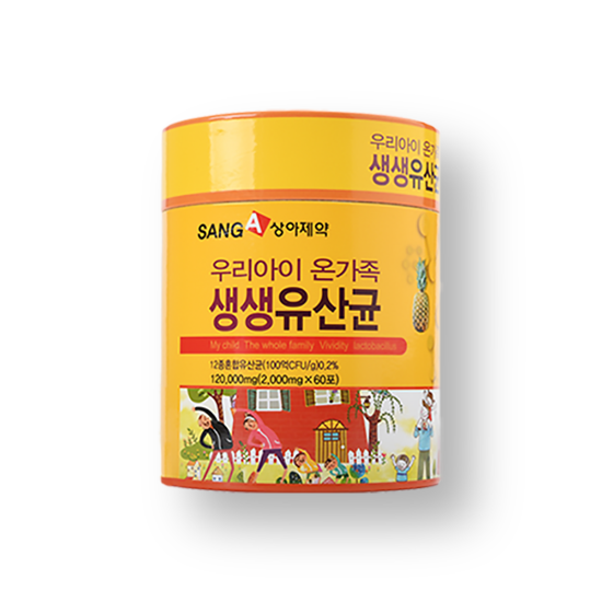 Sang-A Pharmaceutical Our whole family&#039;s live lactic acid bacteria 2,000 mg x 60 bags