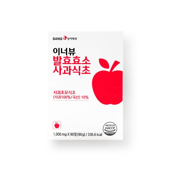 Sang-A Pharmaceutical Inner View Apple Vinegar 1,000 mg x 90 tablets (90 g)